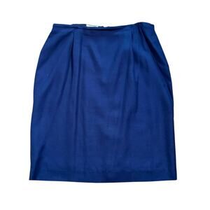 Vintage Talbots Plus Size 18 Made in the USA Linen Blend Pleated Skirt